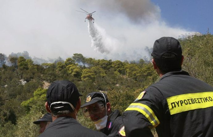 Incendios en grecia