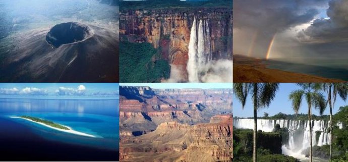Las siete maravillas de la naturaleza