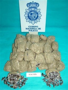 Alijo de hachís incautado