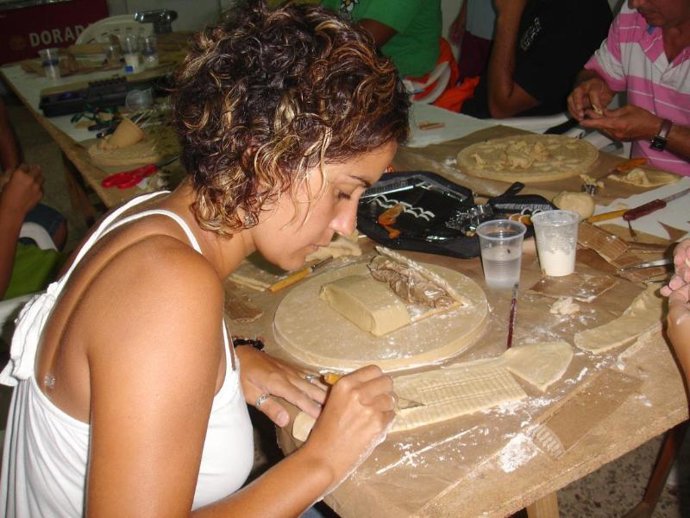 Los corazones son elaborados por los vecinos