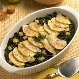 El plato del día: Espinacas con manzana y piña