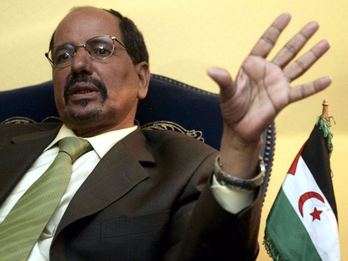El presidente de la RASD y secretario general del Frente Polisario Mohamed Abdel
