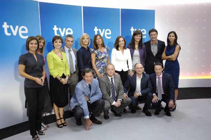 Presentadores informativos TVE