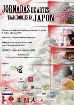 Cartel de las 'Jornadas de Artes Tradicionales en Japón'