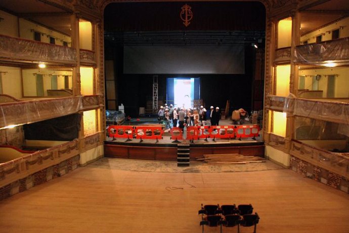 Los trabajos de rehabilitación del Teatro Guimerá de Santa Cruz concluirán en di