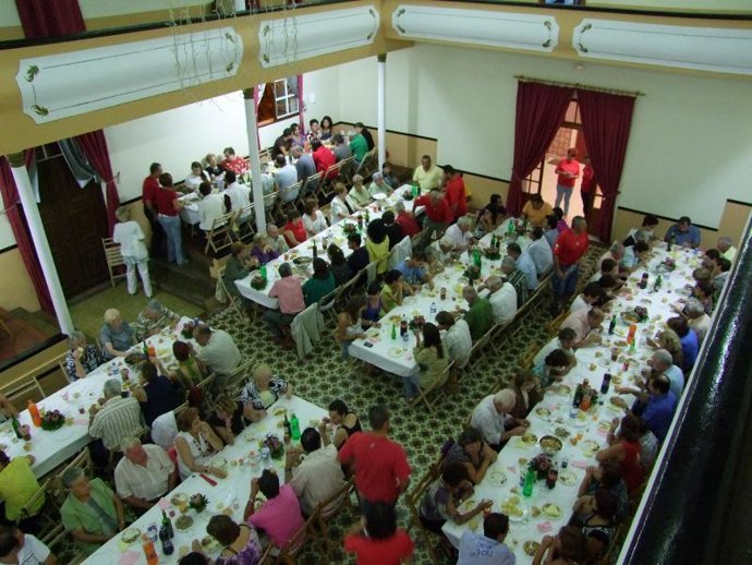 Cena benéfica organizada por el Club Deportivo de Las Breñas.