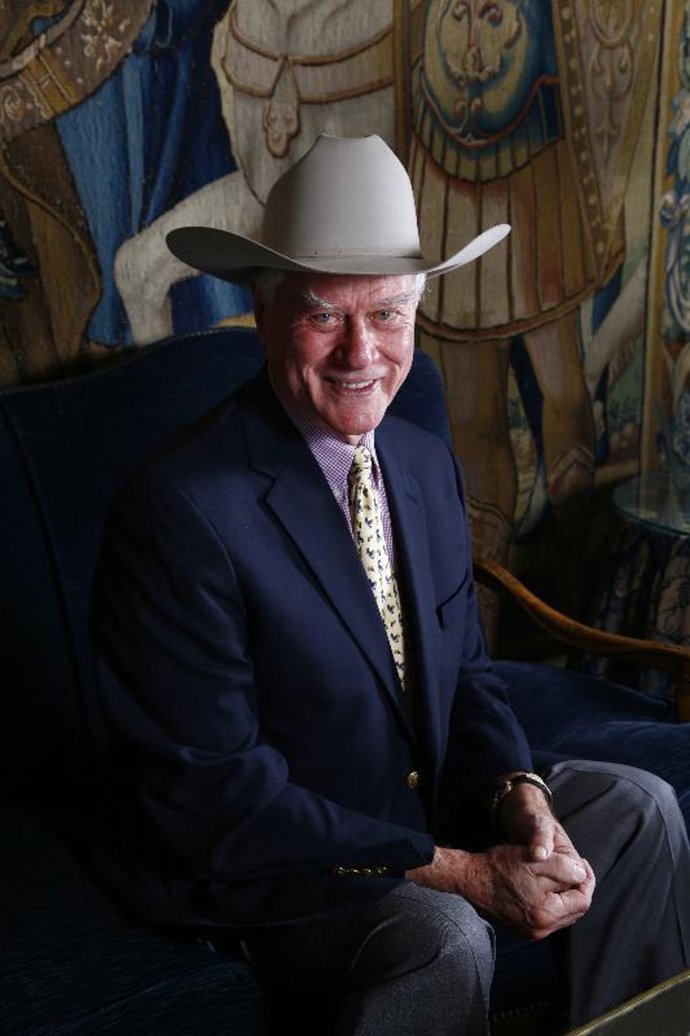 Larry Hagman.