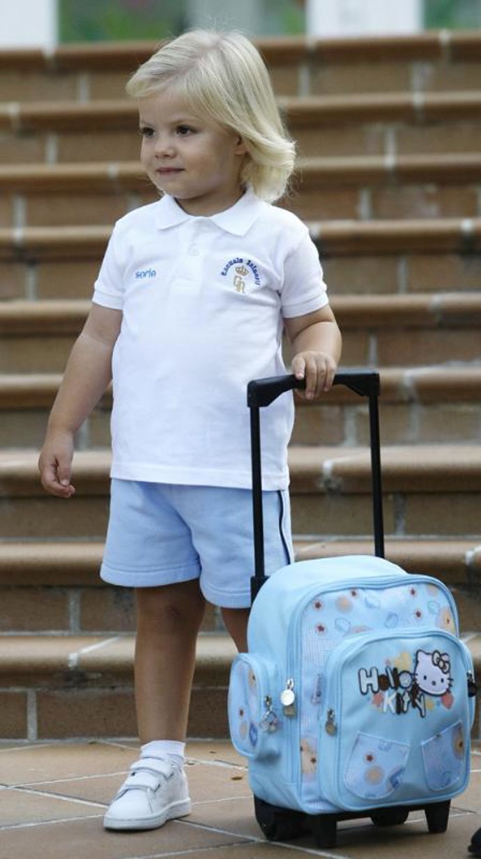 La Infanta Leonor empieza la guardería