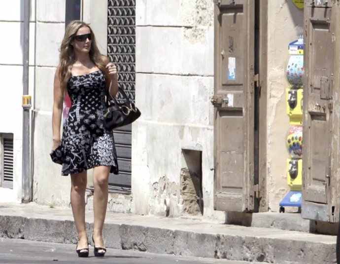 Patrizia d'Addario, una de las prostitutas contratadas por Berlusconi