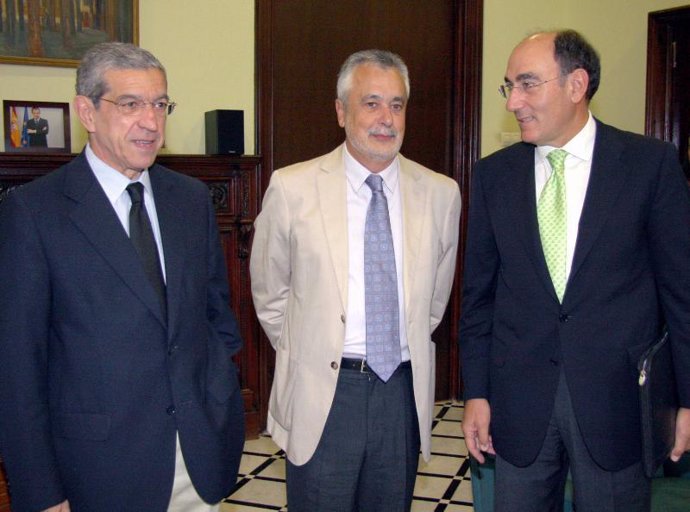 Ignació Sánchez Galán, José Antonio Griñán, Braulio Medel