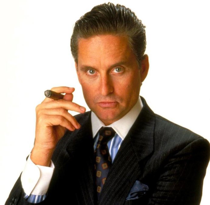 Michael Douglas en Wall Street