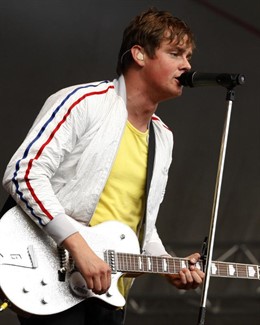 El cantante del grupo británico Keane