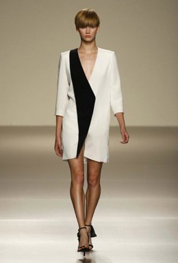 Modelo de Ángel Schlesser en Cibeles