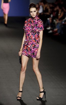 Modelo de Miguel Palacio en Cibeles