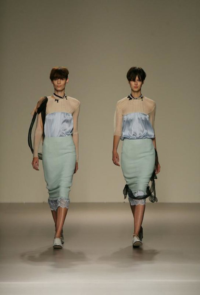 Modelos de Lydia Delgado en Cibeles