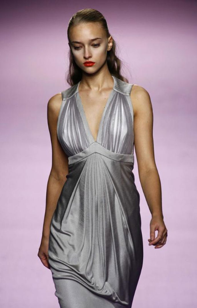 Modelo de Miriam Ocariz en Cibeles