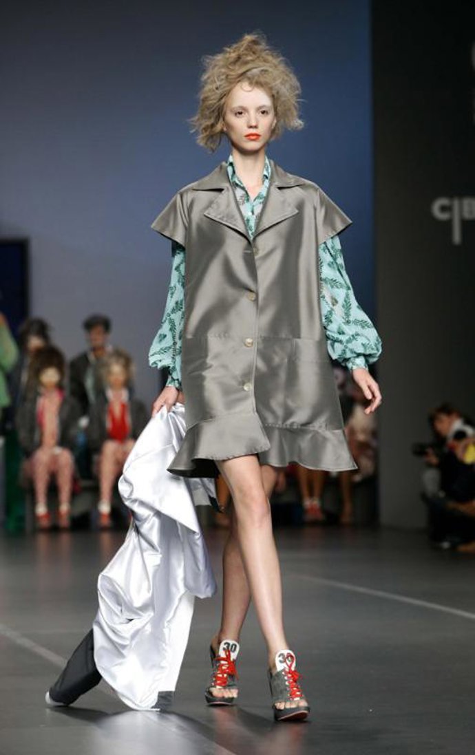 Modelo de Antonio Alvarado en Cibeles