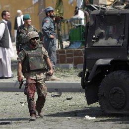 Soldado italiano en Afganistán