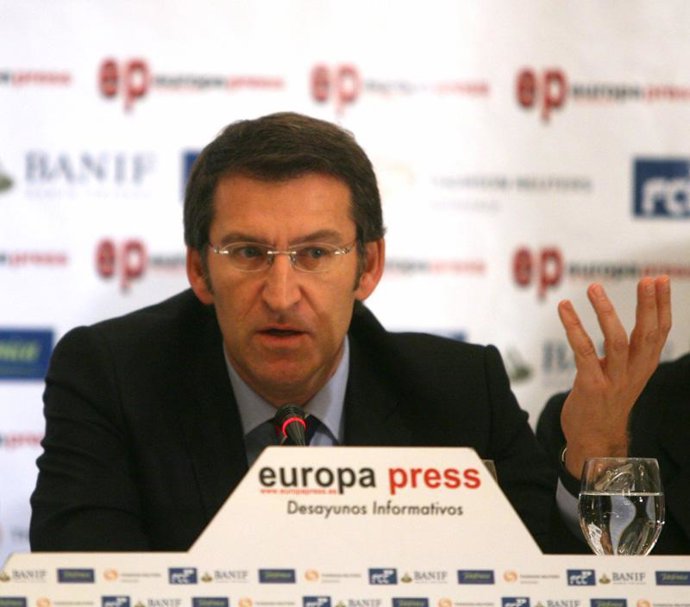 Desayuno de Europa Press de Feijóo