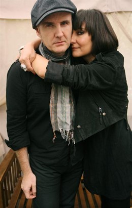 Juan Aguirre y Eva Amaral, del grupo Amaral