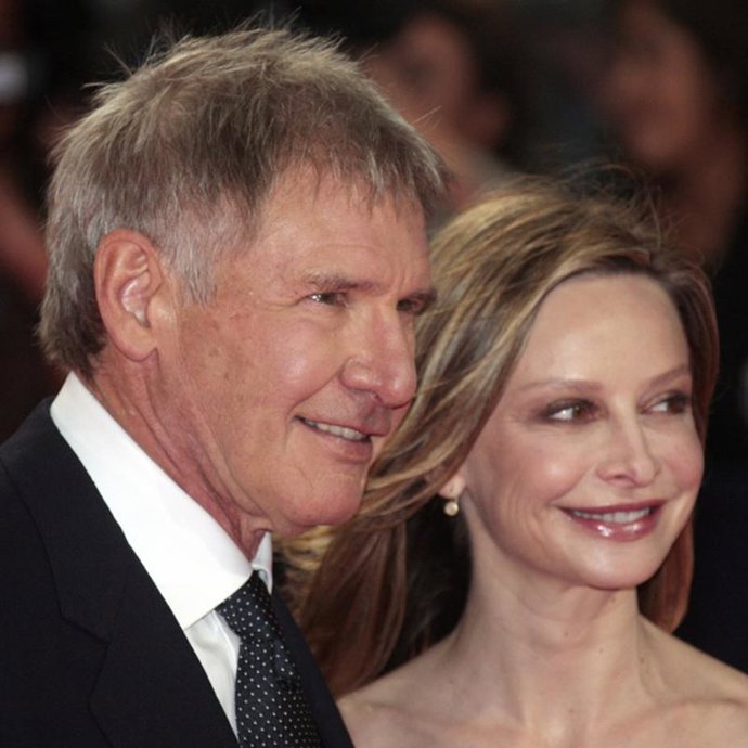 Calista Flockhart y Harrison Ford