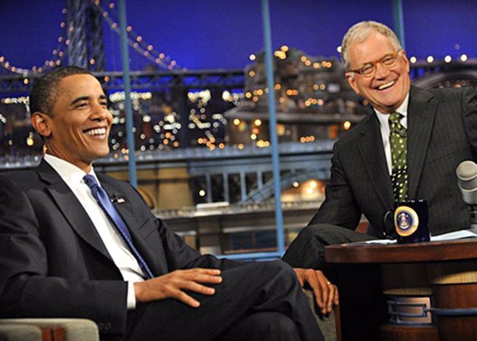 Obama con David Letterman