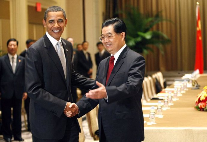 Obama se reúne con Hu Jintao