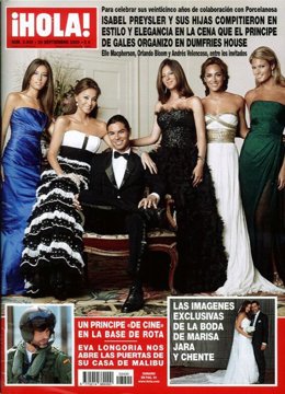 Portada de la revista '¡Hola!'