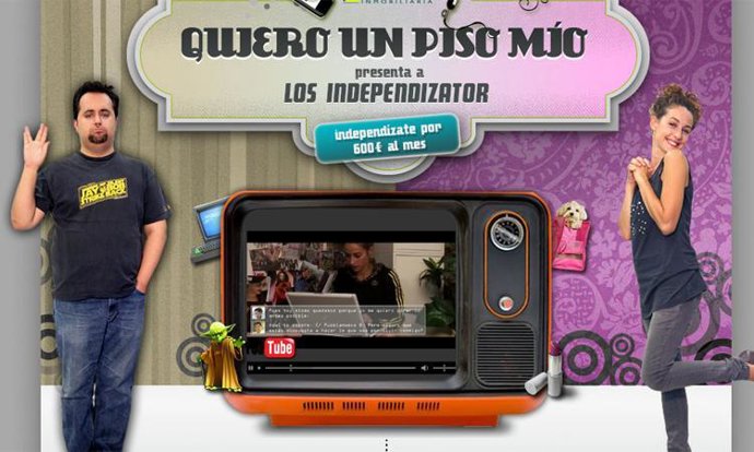 una serie para Internet para vender pisos