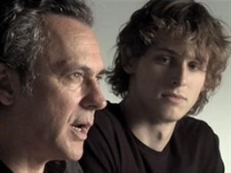 El actor José Coronado y su hijo Nicolás