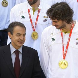 Pau Gasol y Zapatero