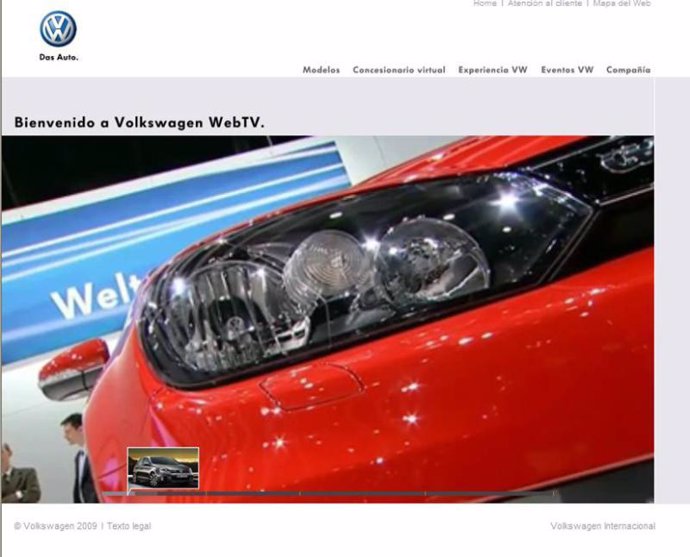 Volkswagen lanza un canal de tv en su web