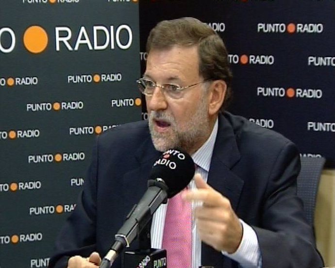 Primer plano de Mariano Rajoy