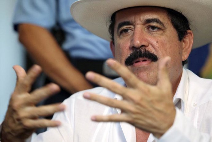 Presidente legal de Honduras, Manuel Zelaya