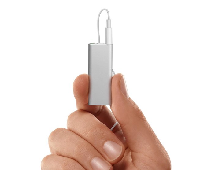 ipod shuffle el reproductor de mp3 más pequeño