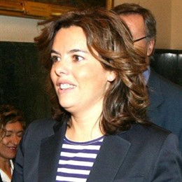 Soraya Saénz de Santamría en el congreso