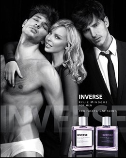 Kylie Minogue y Andrés Velencoso en el anuncio de 'Inverse'