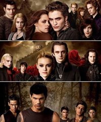 Trilogía de posters de Luna Nueva