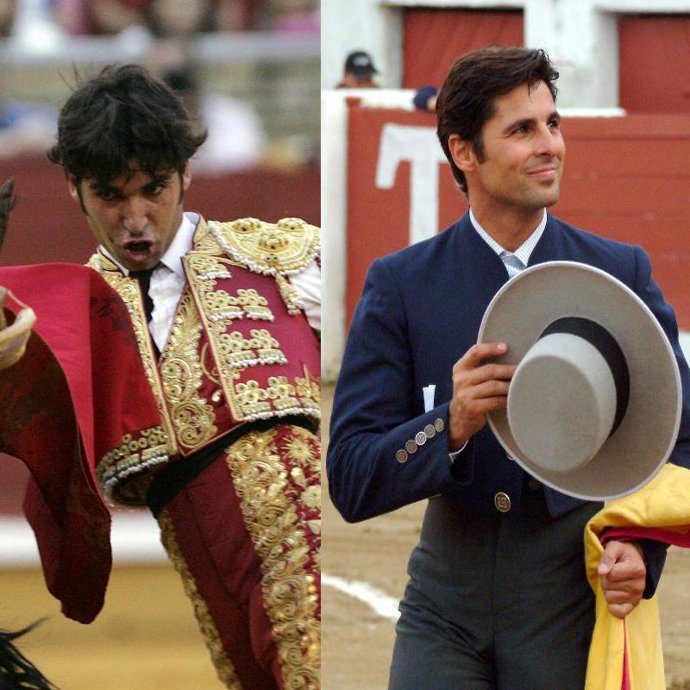 Montaje de los hermanos Cayetano y Francisco Rivera