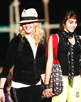 Madonna y su hija Lourdes