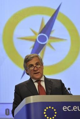 Anotnio Tajani, comisario de Transportes de la UE