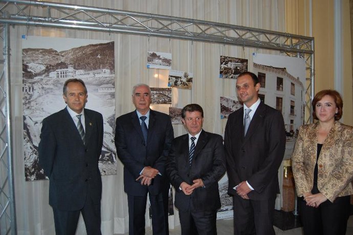 Luciano Alonso en la inauguración