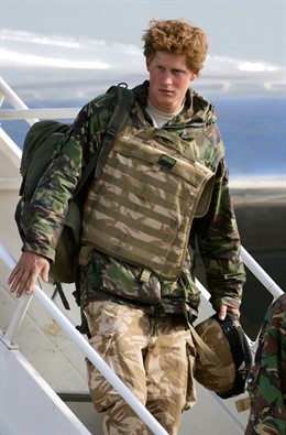 El príncipe Harry, de regreso de Afganistán