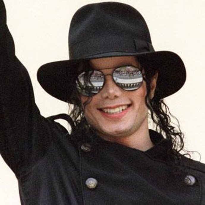 Primer plano de Michael Jackson