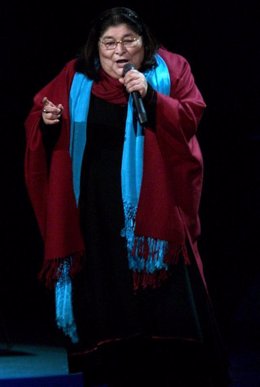 La cantante argentina Mercedes Sosa