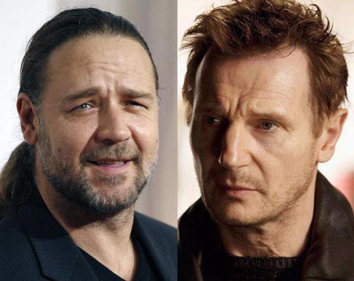 Russell Crowe y Liam Neeson