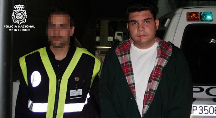 Larrañaga a su llegada a España