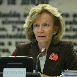 Elena Salgado comparece en el Senado