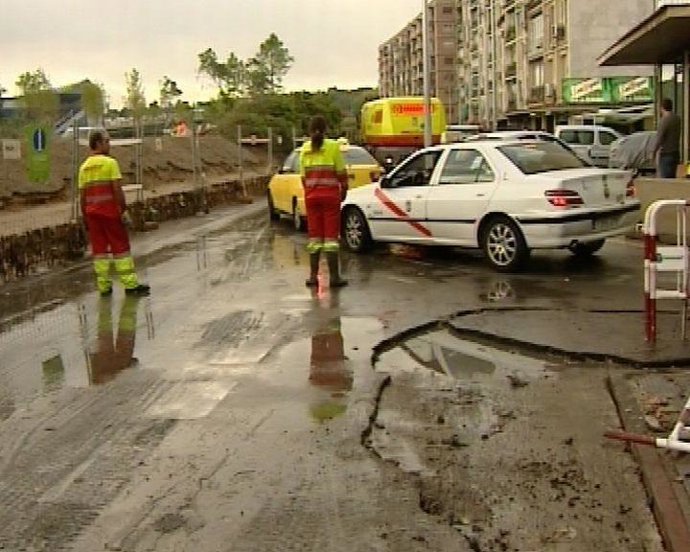 Lluvias en Madrid
