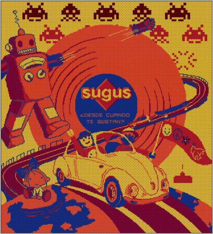 Resultadao final del mosaico a representar entre todos.